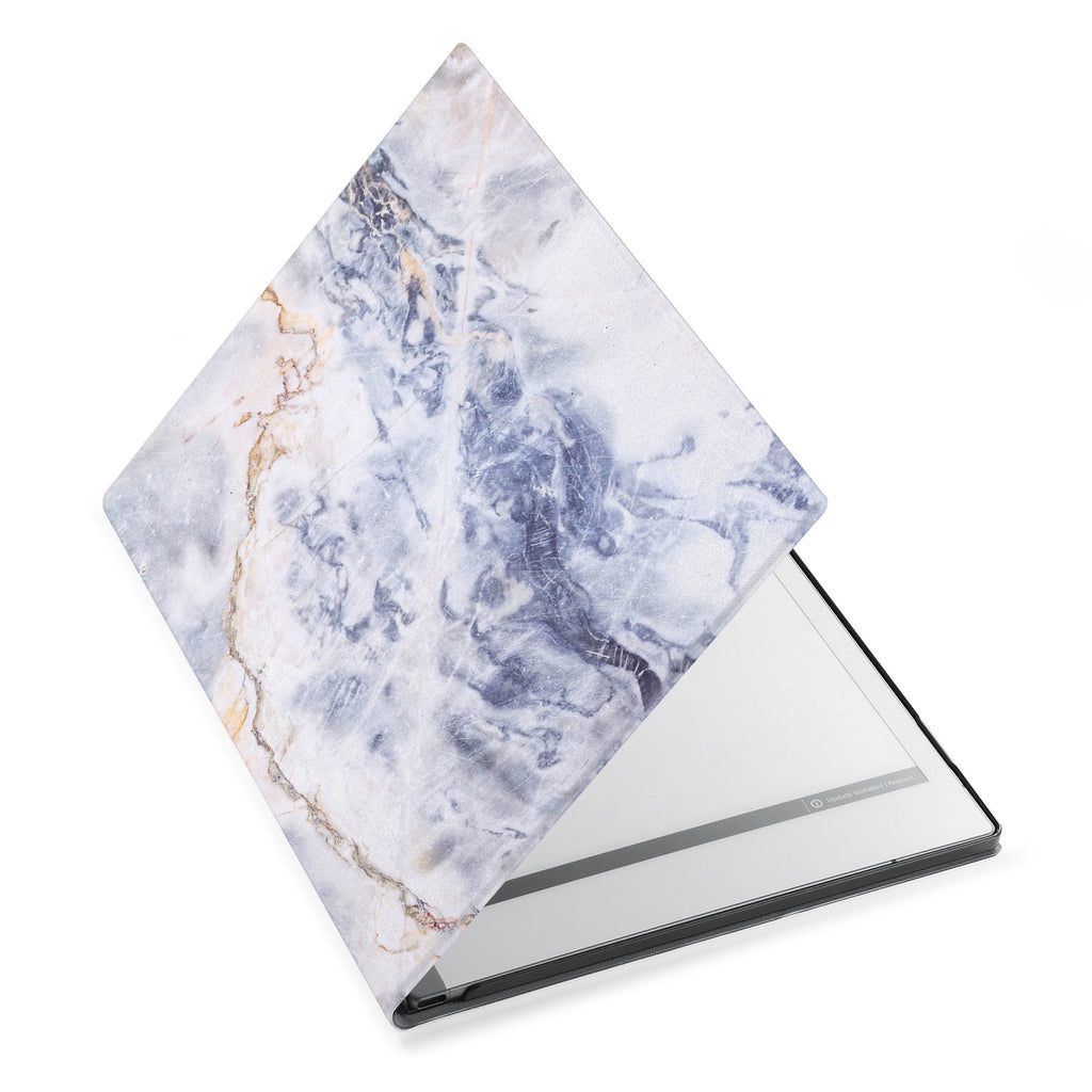 The Personalized VistaCase reMarkable Pen Holder CasewithMarble design adds a touch of elegance to your device.
