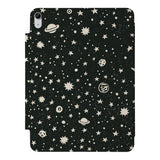 the VistaCase Personalized iPad Slim Fit Case with Space design,  Crafted with a durable fabric exterior and a soft interior lining.