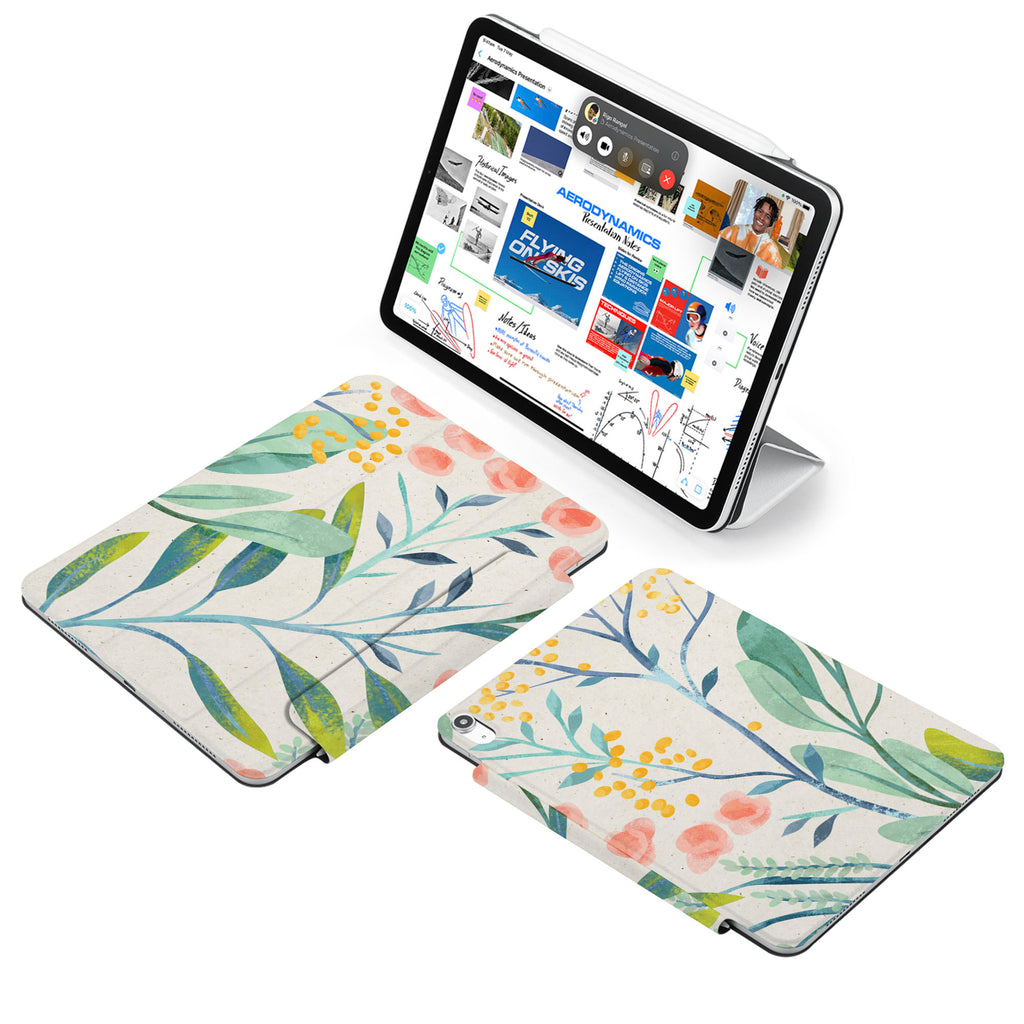 the VistaCase Personalized iPad Slim Fit Case with Pink Flower design,  Made to order, you can personalize it further by adding a monogram or your signature to the design, making it the perfect personalized gift.