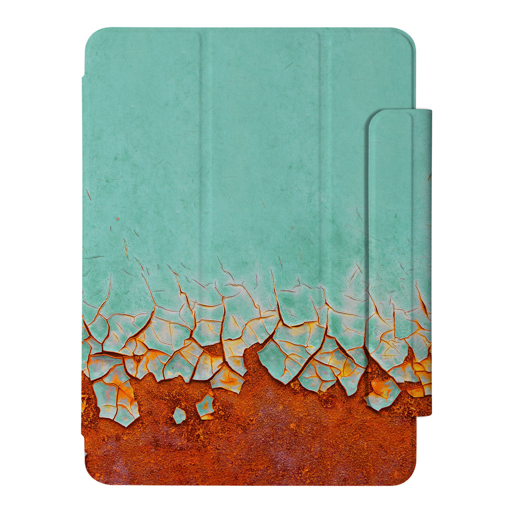 swap -  the VistaCase Personalized iPad Slim Fit Case with Rusted Metal designs this case offers both style and functionality.