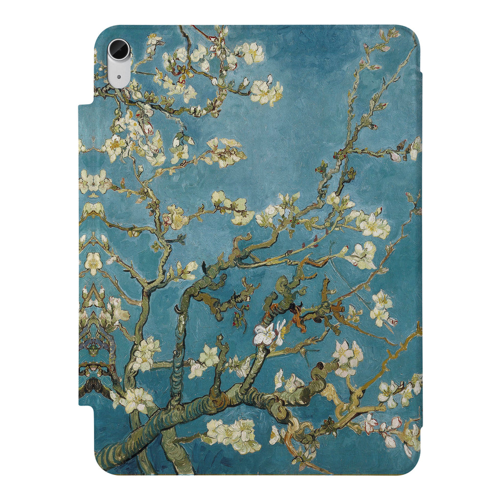 the VistaCase Personalized iPad Slim Fit Case with Oil Painting design,  Crafted with a durable fabric exterior and a soft interior lining.