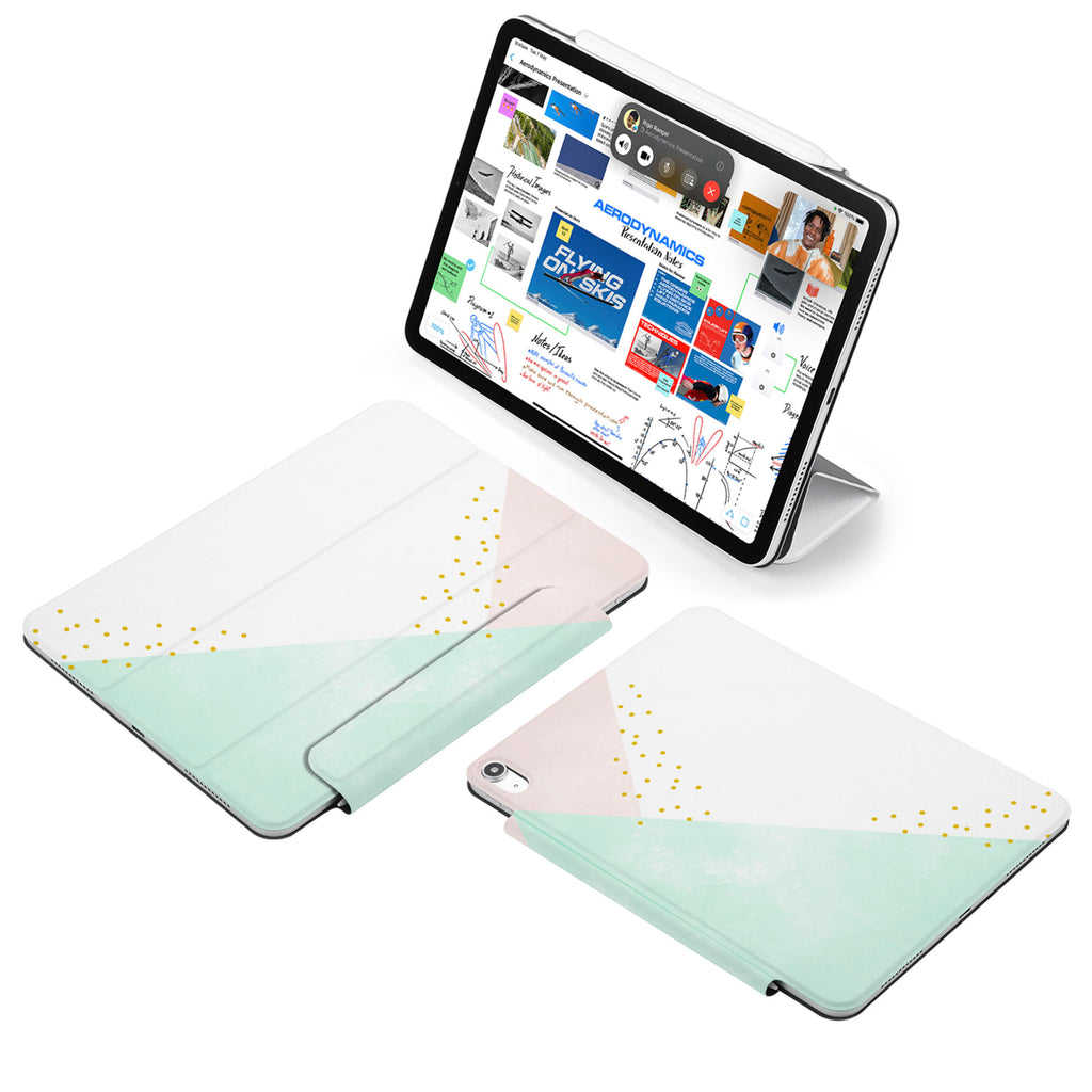 the VistaCase Personalized iPad Slim Fit Case with Simple Scandi Luxe design,  Made to order, you can personalize it further by adding a monogram or your signature to the design, making it the perfect personalized gift.