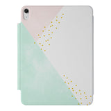 the VistaCase Personalized iPad Slim Fit Case with Simple Scandi Luxe design,  Crafted with a durable fabric exterior and a soft interior lining.