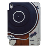 the VistaCase Personalized iPad Slim Fit Case with Retro Vintage design,  Crafted with a durable fabric exterior and a soft interior lining.