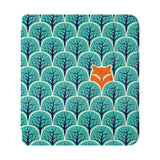 front view of personalized Kobo case with Fox Fun design