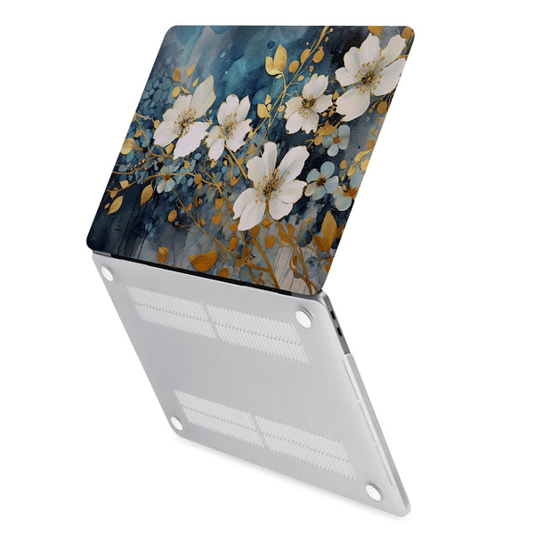Buy Monogrammed Personalized Macbook Case - Flower Art – Vista Case