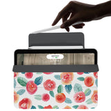 the VistaCase Personalized iPad Slim Fit Case with Rose design,  The case includes built-in storage and a cutout for easy magnetic attachment of your Pencil, ensuring it's always within reach.