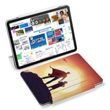 the VistaCase Personalized iPad Slim Fit Case with Father Day design,  Designed with convenience in mind, the case automatically wakes your iPad when opened and puts it to sleep when closed.