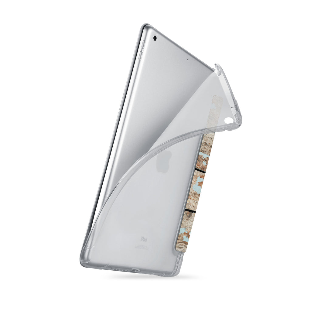 iPad SeeThru Casd with Wood Design