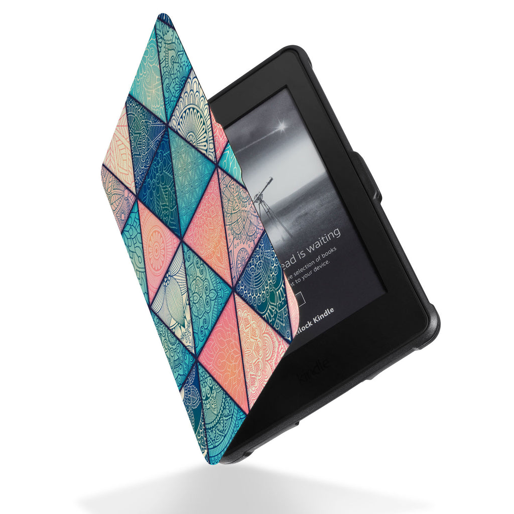 Reinforced rubber bumpers on the corners to protect your Kindle Paperwhite