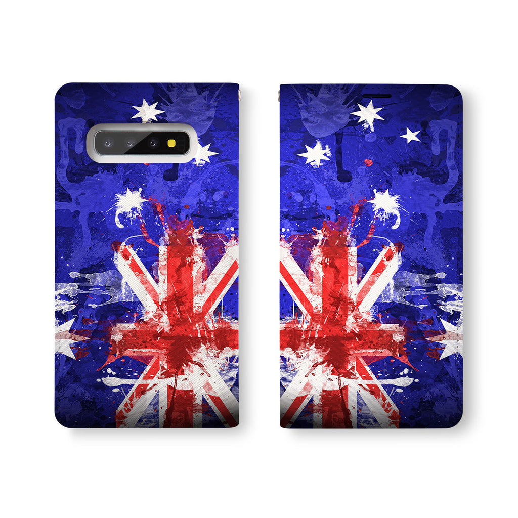 Personalized Samsung Galaxy Wallet Case with NationalFlag desig marries a wallet with an Samsung case, combining two of your must-have items into one brilliant design Wallet Case.