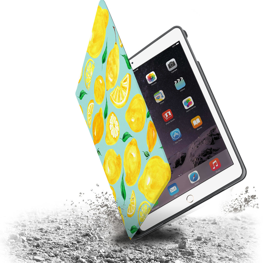 Drop protection from the personalized iPad folio case with Futuristic design