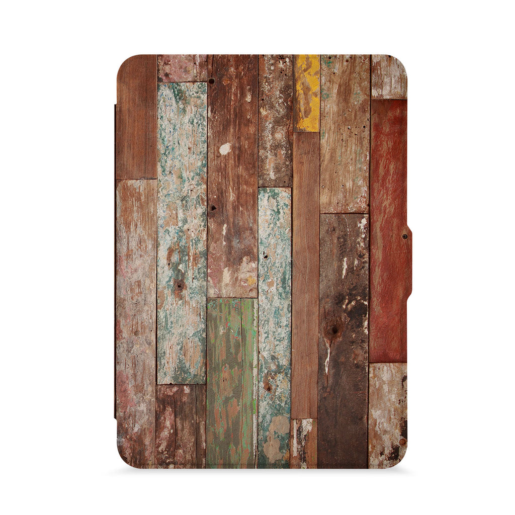 front view of personalized kindle paperwhite case with 06 design - swap