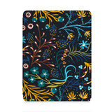 front view of personalized iPad case with pencil holder and Autumn Leaves design