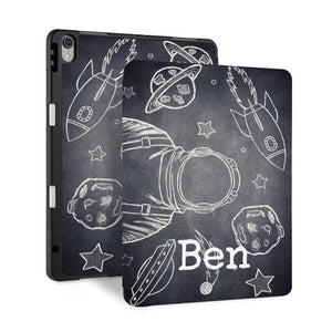 iPad Trifold Case - Astronaut Space