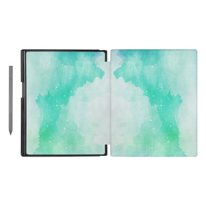 Vista Case reMarkable Folio case with Abstract Watercolor Splash Design has an integrated holder for pen marker  so you never have to leave your extra tech behind. - swap