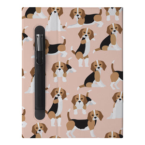 The Personalized VistaCase reMarkable Pen Holder Case with Lovely Dog design features a built-in Marker pen holder,