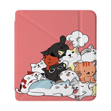 front view of personalized Kobo case with Cute Cats design