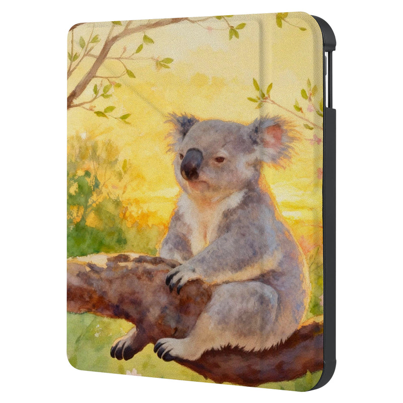 swap front and back view of personalized KOBO case and Australia Wild Animal design - swap