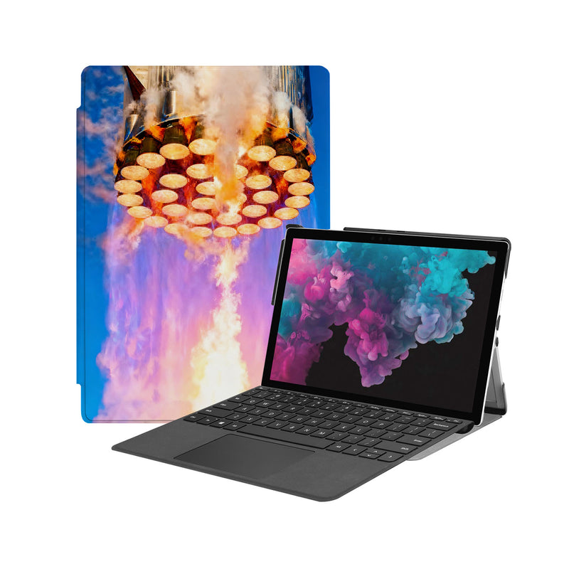 the Hero Image of Personalized Microsoft Surface Pro and Go Case with Elon Musk SpaceX design