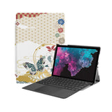 the Hero Image of Personalized Microsoft Surface Pro and Go Case with Japanese Pattern design