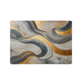 Add your name, company name, signature to this Front Personalized microsoft surface laptop Case Marble design