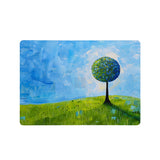 Add your name, company name, signature to this Front Personalized microsoft surface laptop Case Tree Painting design