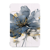 the front view of Personalized Samsung Galaxy Tab Case with Artistic Flower design