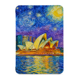 the front view of Personalized Samsung Galaxy Tab Case with Australia Oil Painting design
