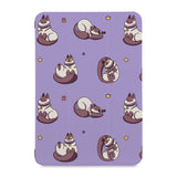 the front view of Personalized Samsung Galaxy Tab Case with Sushi Cats design