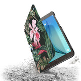 the drop protection feature of Personalized Samsung Galaxy Tab Case with Flowers design