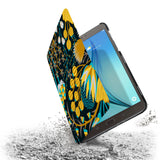 the drop protection feature of Personalized Samsung Galaxy Tab Case with Autumn Leaves design