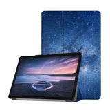 Personalized Samsung Galaxy Tab Case with Starry Night design provides screen protection during transit