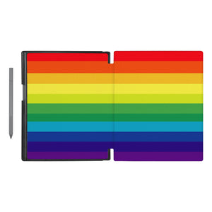 Vista Case reMarkable Folio case with Rainbow Design has an integrated holder for pen marker  so you never have to leave your extra tech behind. - swap