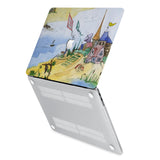 hardshell case with Fairy Tale design has rubberized feet that keeps your MacBook from sliding on smooth surfaces