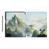 swap - Vista Case reMarkable Folio case with Watercolor View Design has an integrated holder for pen marker so you never have to leave your extra tech behind.