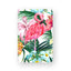 Travel Wallet - Flamingo With Tropical Palm Tree