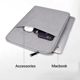 Macbook Sleeve with Zip Pocket
