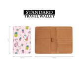 Travel Wallet - Flamingo And Unicorn