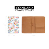 Travel Wallet - Flamingo With Pineapple