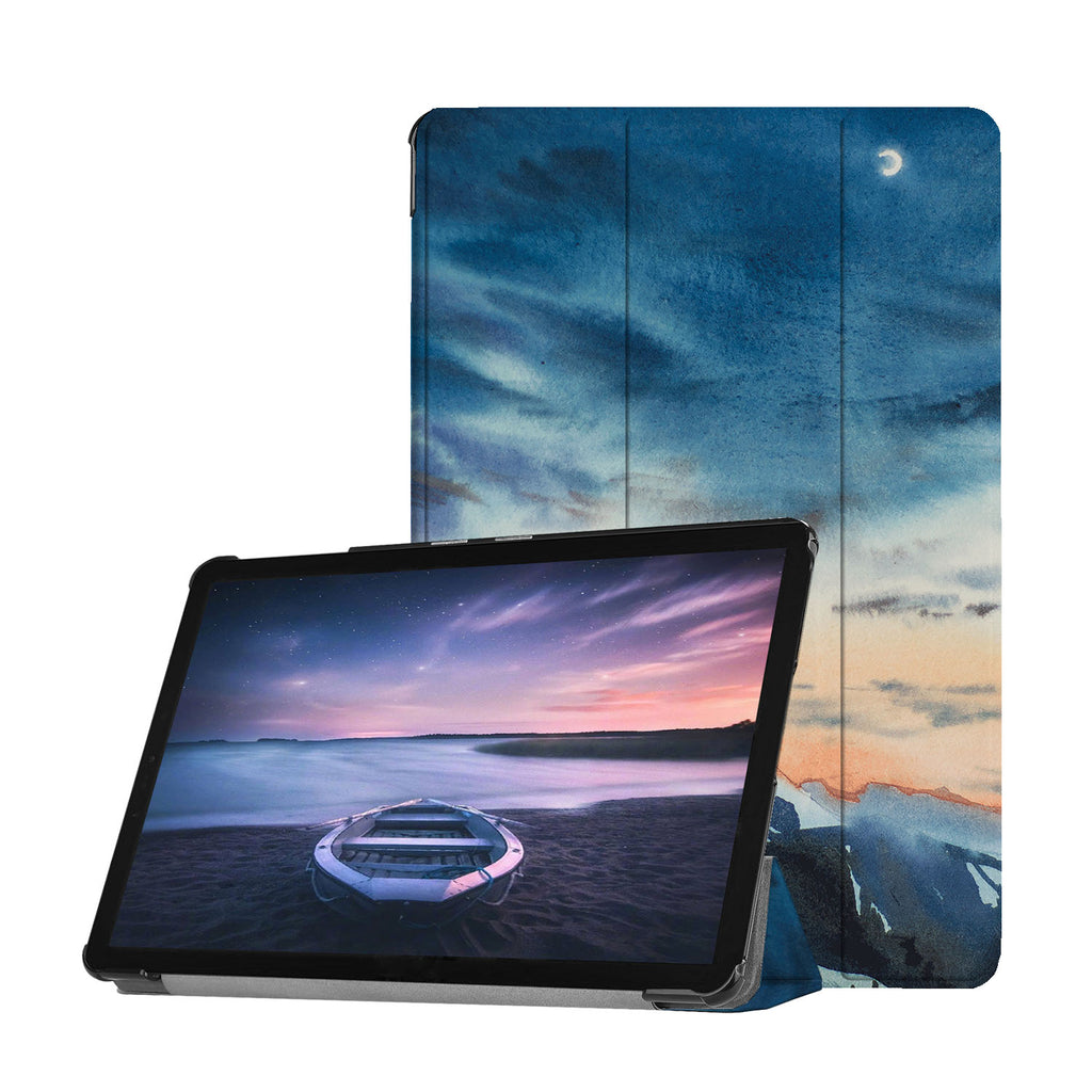 Personalized Samsung Galaxy Tab Case with Landscape design provides screen protection during transit