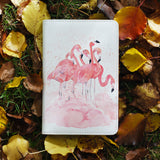 Travel Wallet - Flamingo Mating Dance