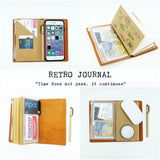 
how to use genuine leather midori style traveler's notebook moody marble design 