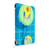 the side view of Personalized Samsung Galaxy Tab Case with Beach design