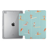 Vista Case iPad Premium Case with Summer Design uses Soft silicone on all sides to protect the body from strong impact.
