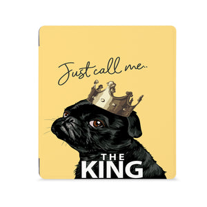 the Front View of Personalized Kindle Oasis Case with Dog Fun design - swap