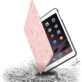 Drop protection from the personalized iPad folio case with Baby design 