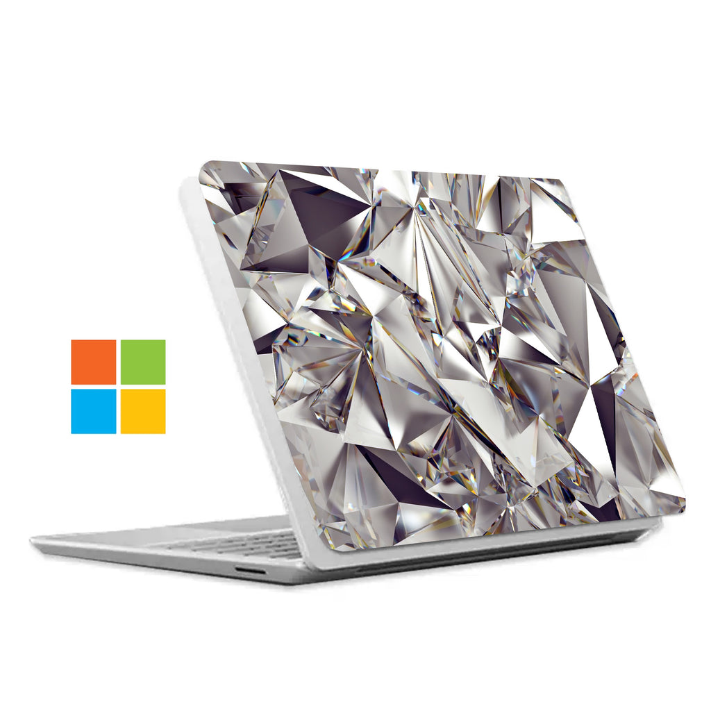 The #1 bestselling Personalized microsoft surface laptop Case with Crystal Diamond design
