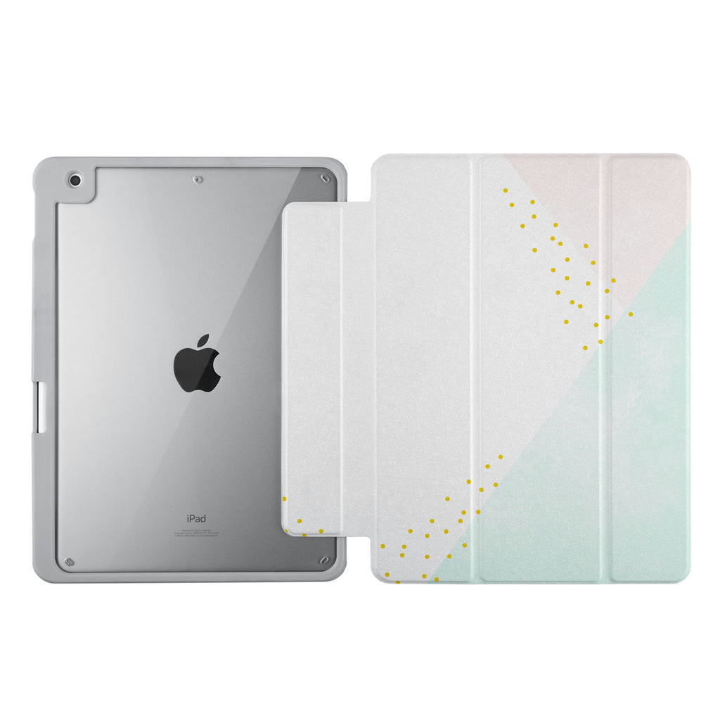 Vista Case iPad Premium Case with Simple Scandi Luxe Design uses Soft silicone on all sides to protect the body from strong impact.