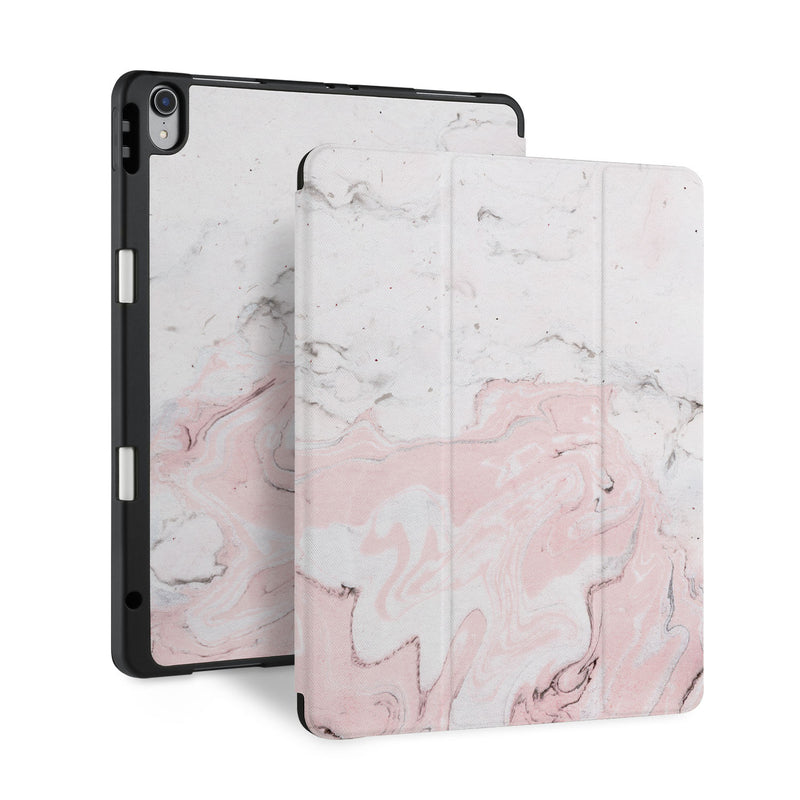  iPad 9th Generation Case, iPad Air 5th Generation Case, Rose  Gold Floral Leaf Print iPad Pro 11 Inch iPad Case 10.2 Case 10.9 Case with  Pencil Holder & Stand (TPU Leather) : Electronics